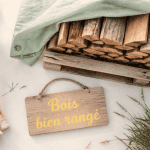 comment ranger du bois sur palette sous bâche