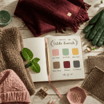couleurs mode hiver 2025 flat-lay mocha mousse bordeaux