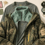 Habillement militaire trois couches et accessoires tactiques