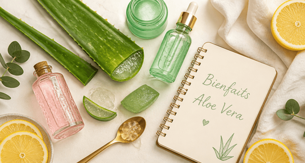 les bienfaits de l aloe vera feuille gel citron