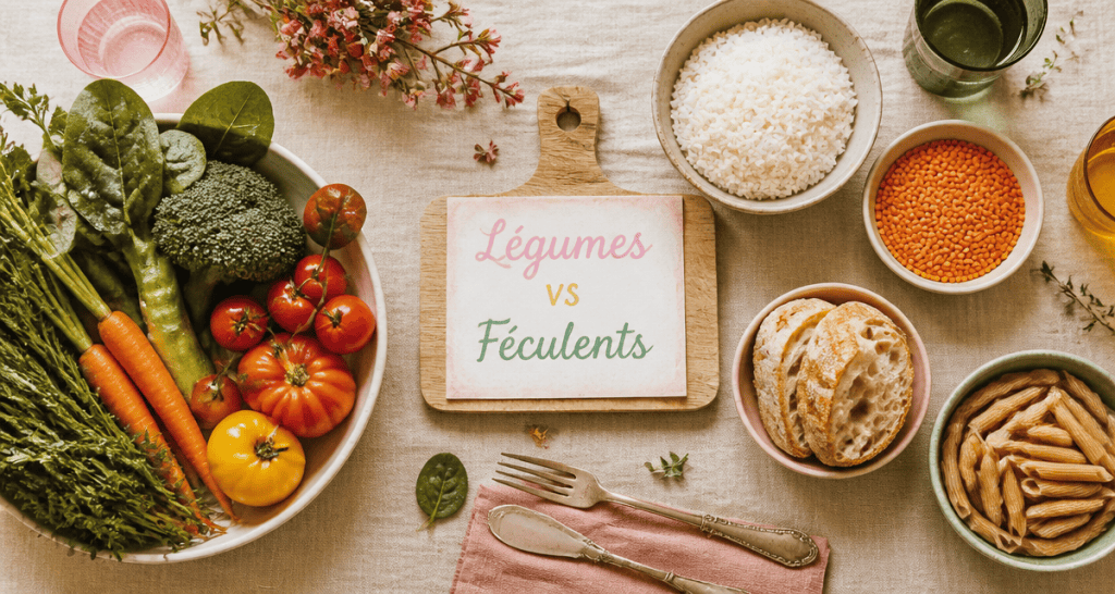 liste des legumes et feculents en image