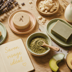 meilleur savon pour visage artisanal sur table