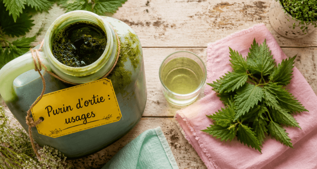 purin d'ortie périmé bidon verre orties
