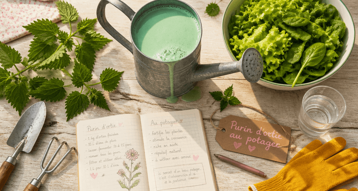que peut on arroser avec du purin d'ortie image jardin