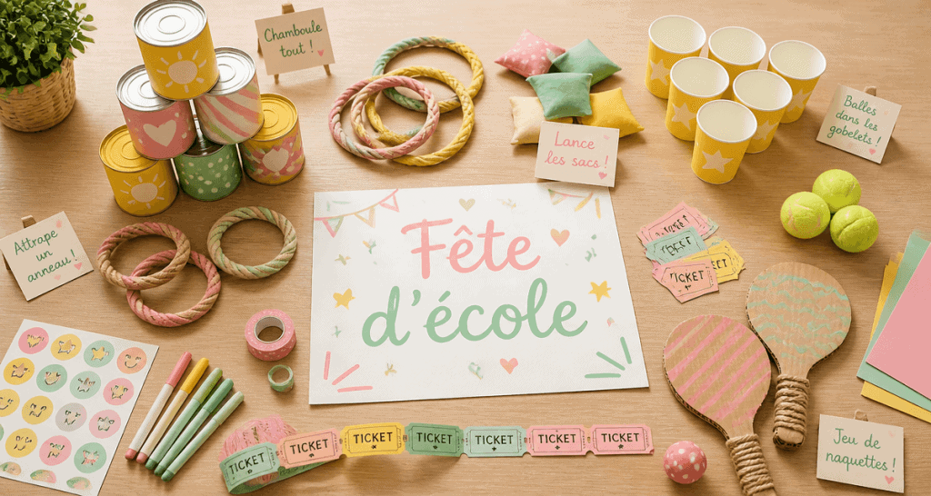60 idées de jeux pour kermesse en matériel DIY