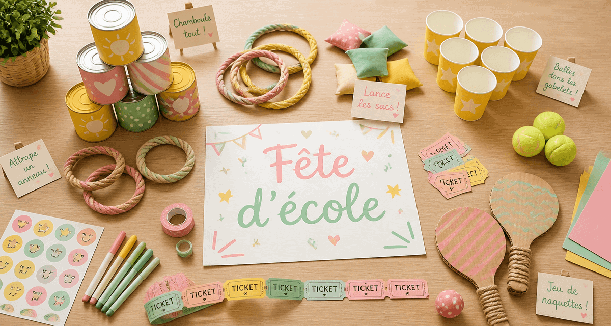 60 idées de jeux pour kermesse en matériel DIY