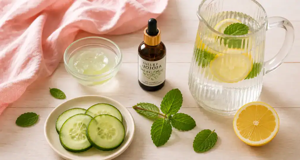 comment hydrater sa peau sans crème avec huiles végétales et astuces