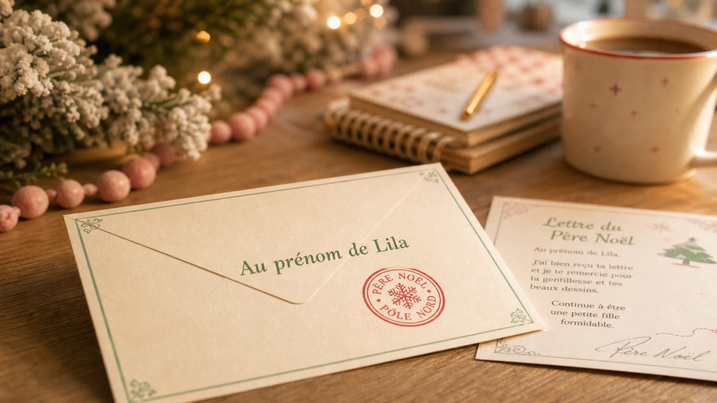 Lettre du père noël personnalisée gratuite : Au prénom de Lila