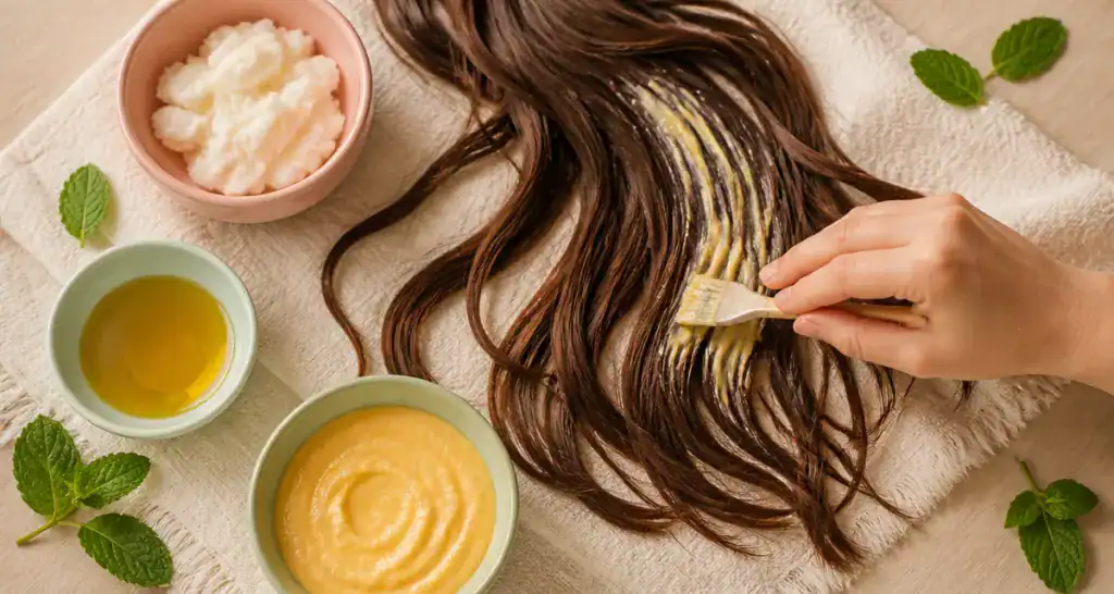 peut on appliquer un masque sur cheveux secs application masque