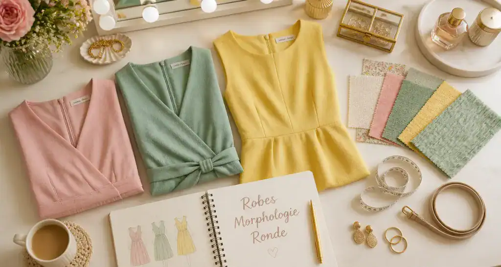 robe pour ronde avec du ventre, différentes coupes élégantes