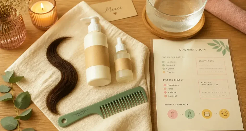 Soin cheveux coiffeur en salon : diagnostic et soins pour transformer la fibre capillaire
