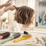 Tendance coupe carré femme : coiffeuse façonne un carré wavy, micro-bob et lob pour booster le volume