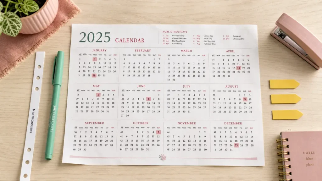 PDF, Excel, Word ou JPEG : comment choisir le calendrier 2025 à imprimer selon vos besoins ?