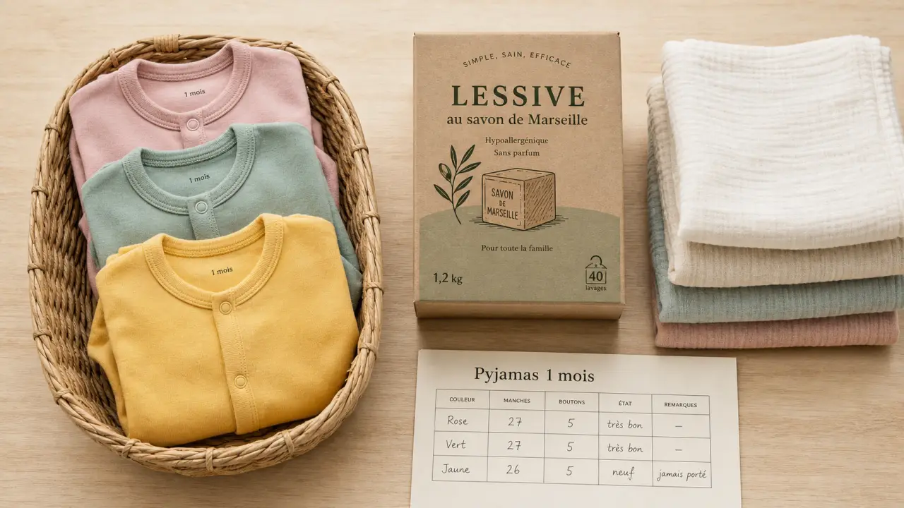 Combien de pyjama 1 mois à prévoir pour éviter le gaspillage