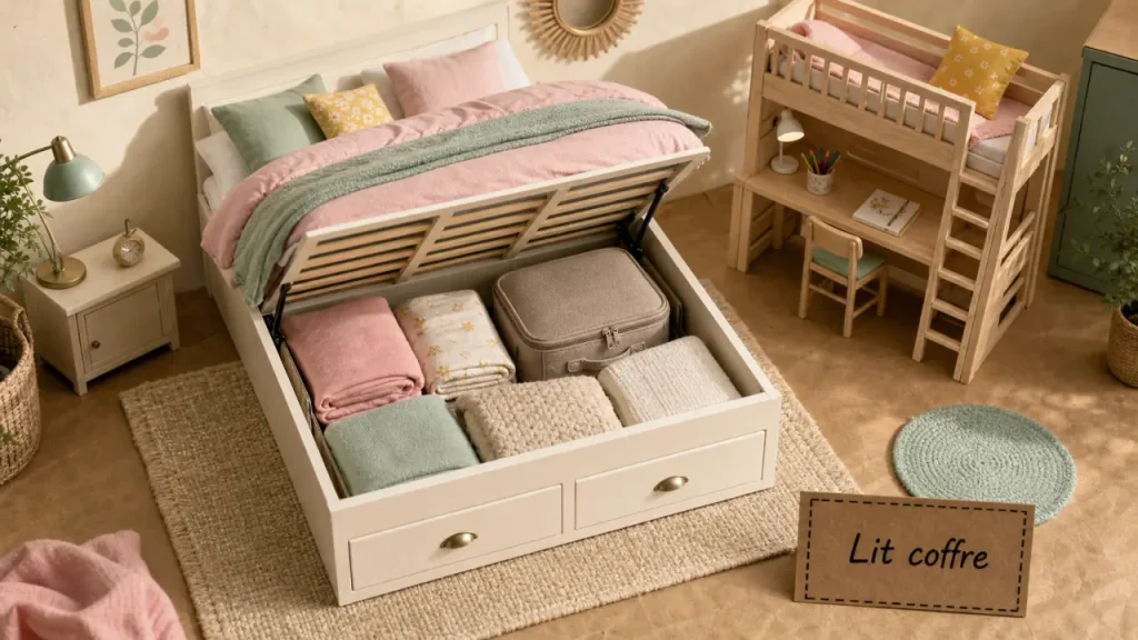 Lit pour petite chambre : 6 solutions pour gagner de la place sans sacrifier le confort