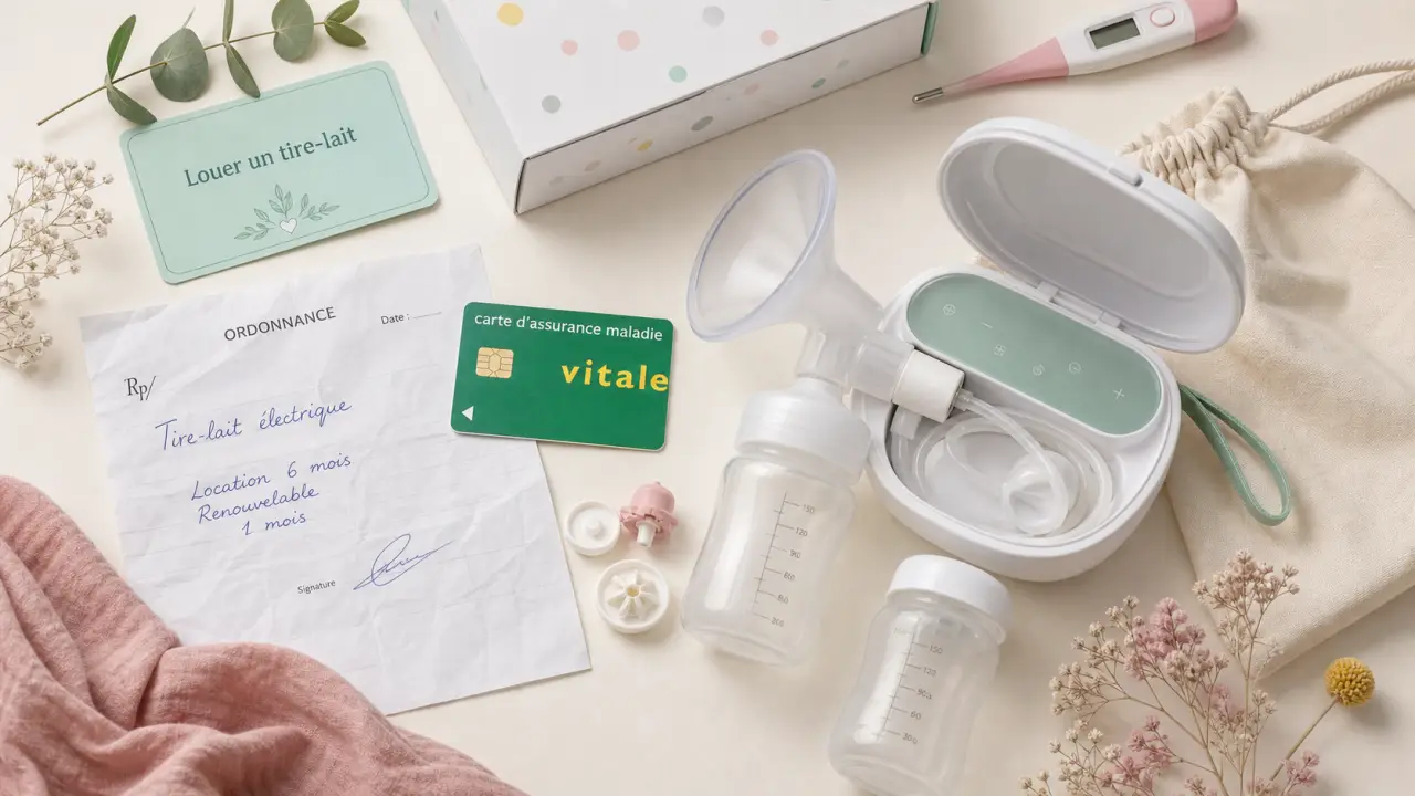 Louer tire lait pharmacie : ordonnance et téterelle avec pompe tire-lait