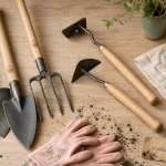 Outils de jardinage : liste avec photos, grelinette, bêche, fourche-bêche, sécateur