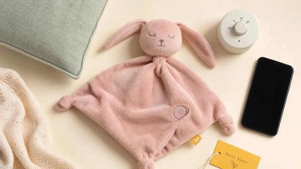 Peluche bruit blanc, avis pédiatre pour bébé