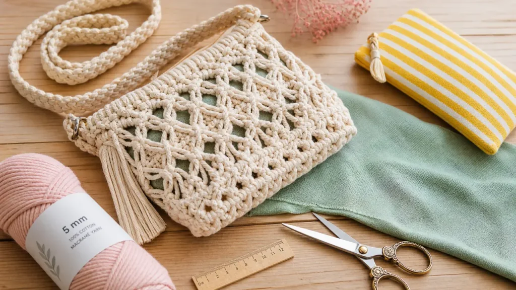 Bandoulière, filet ou cabas : quel sac macramé choisir selon l’usage ?