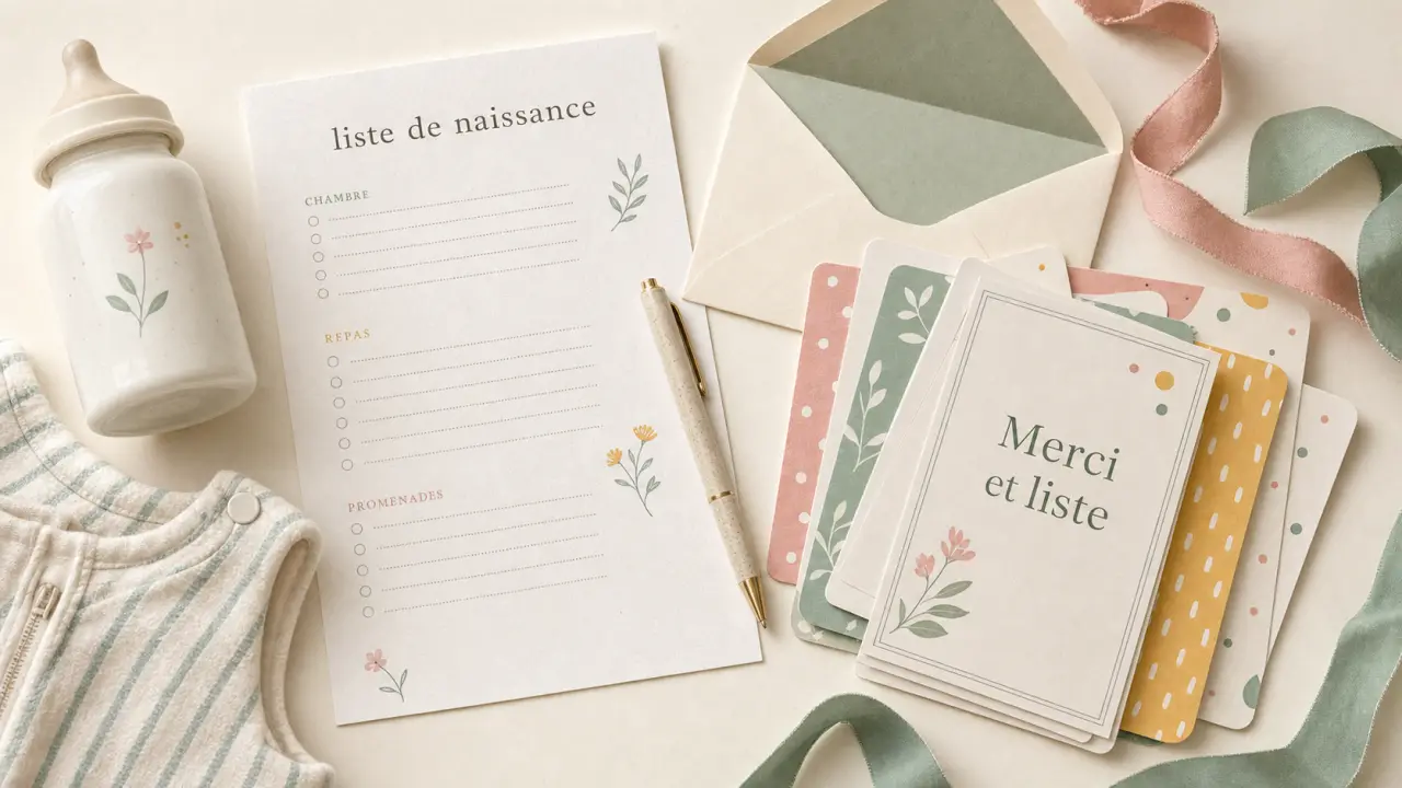 Texte liste de naissance : idées sobres et chaleureuses