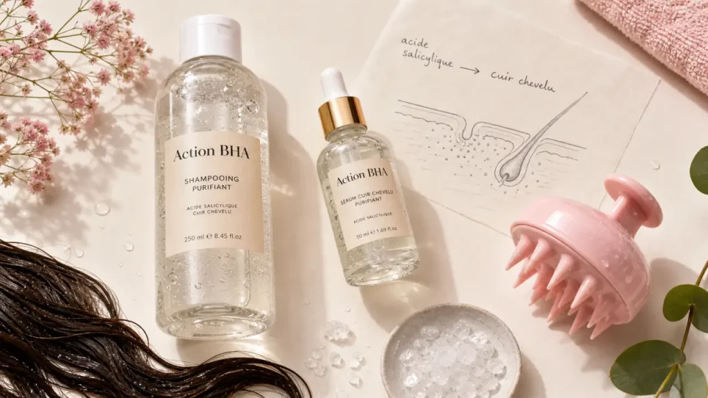Shampoing à l&rsquo;acide salicylique : faut-il l&rsquo;adopter pour les pellicules, le sébum et l&rsquo;irritation ?