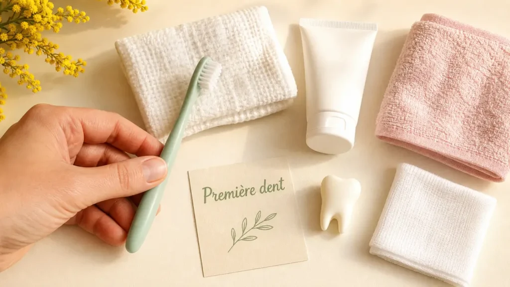 Brosser les dents de bébé dès la première dent, avec le bon rythme et le bon dentifrice