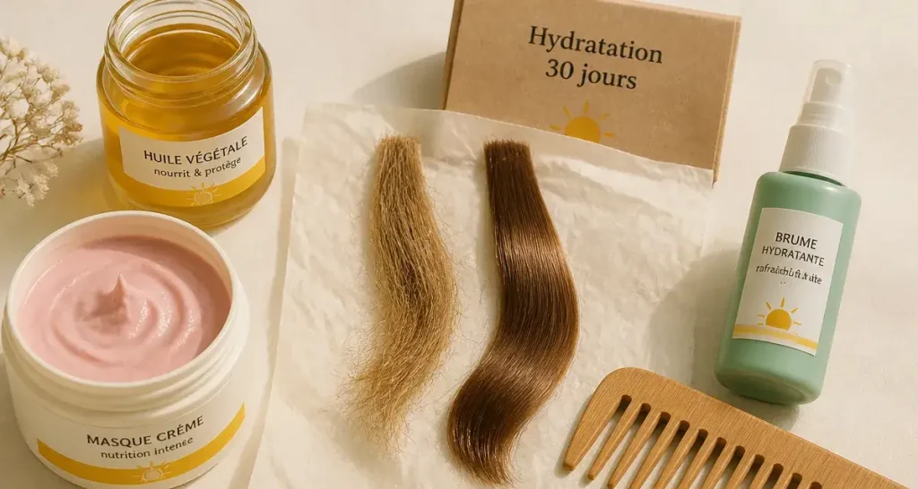 Cheveux en paille : 30 jours pour réparer votre fibre capillaire en profondeur