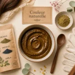 Couleur naturelle pour les cheveux : henné et indigo, masque végétal