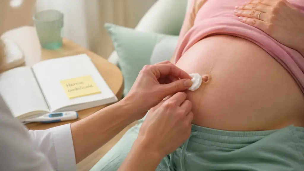 Douleur au nombril enceinte : étirement normal, hernie ombilicale ou appendicite ?
