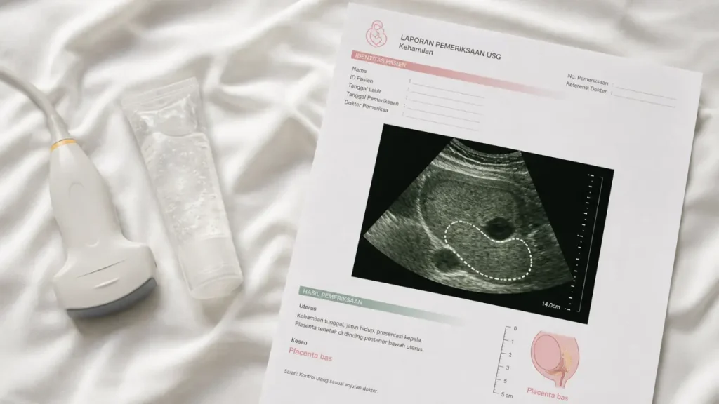 Placenta à l’échographie : reconnaître la galette échogène, le placenta bas et les calcifications
