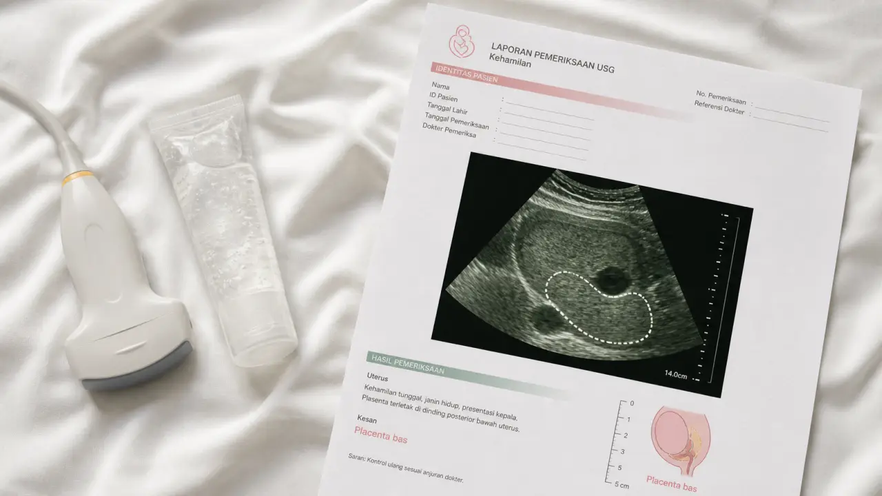 Placenta echographie : placenta bas et calcifications à l’échographie
