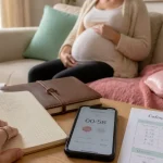 Reconnaître les contractions de début de travail : 30 secondes, bas du dos, minuteur sur téléphone