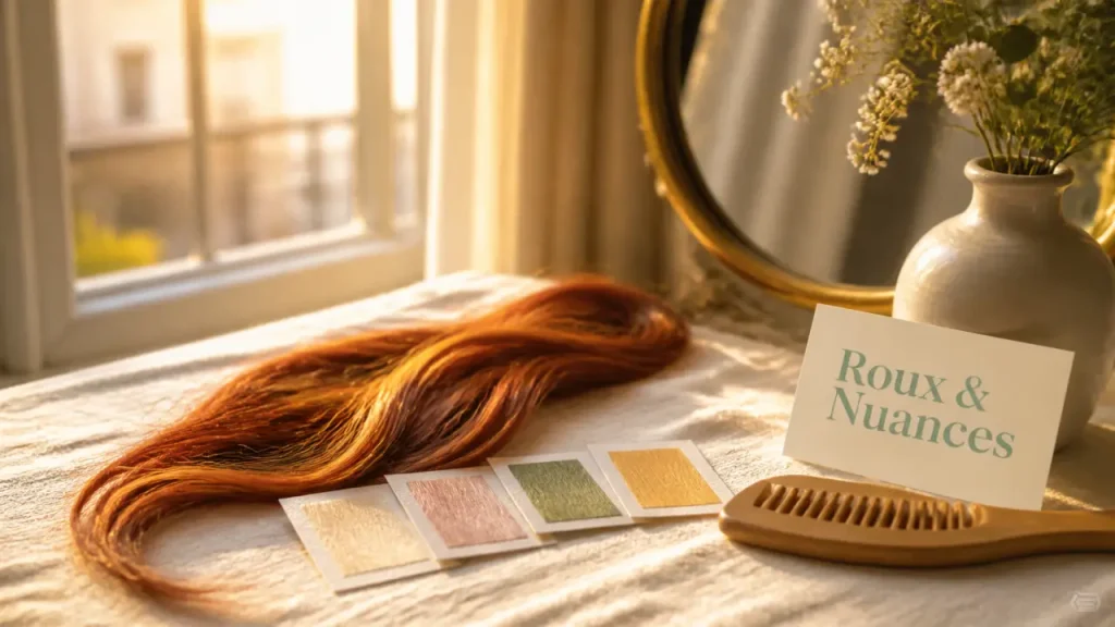 Cheveux roux : nuances, soleil et coloration sans mauvaise surprise