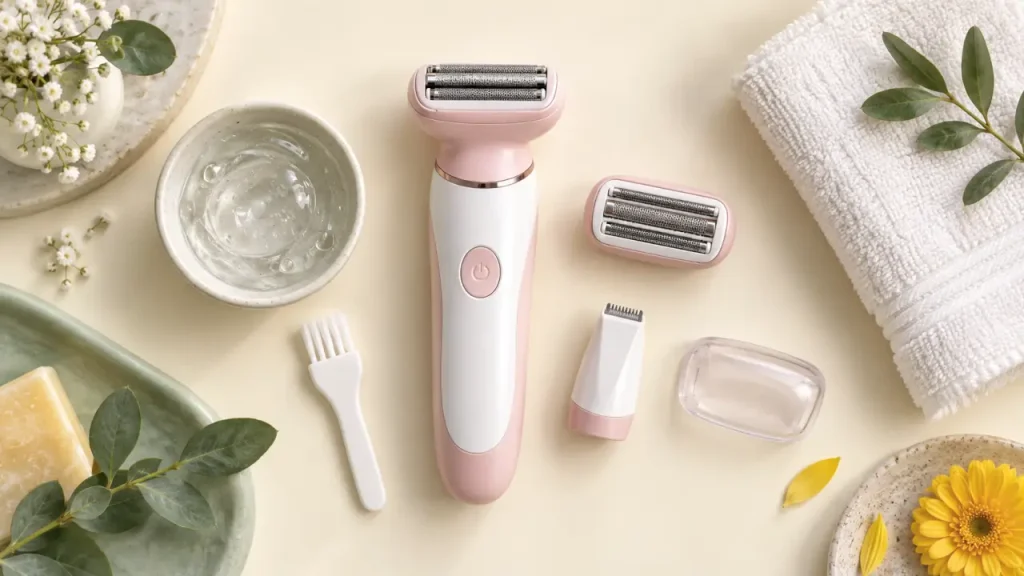 Rasoir électrique pour femme : privilégier l’autonomie ou les accessoires selon vos zones