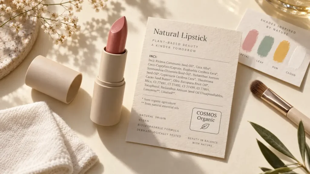 Quel rouge à lèvres bio choisir ? Labels, composition et confort à vérifier