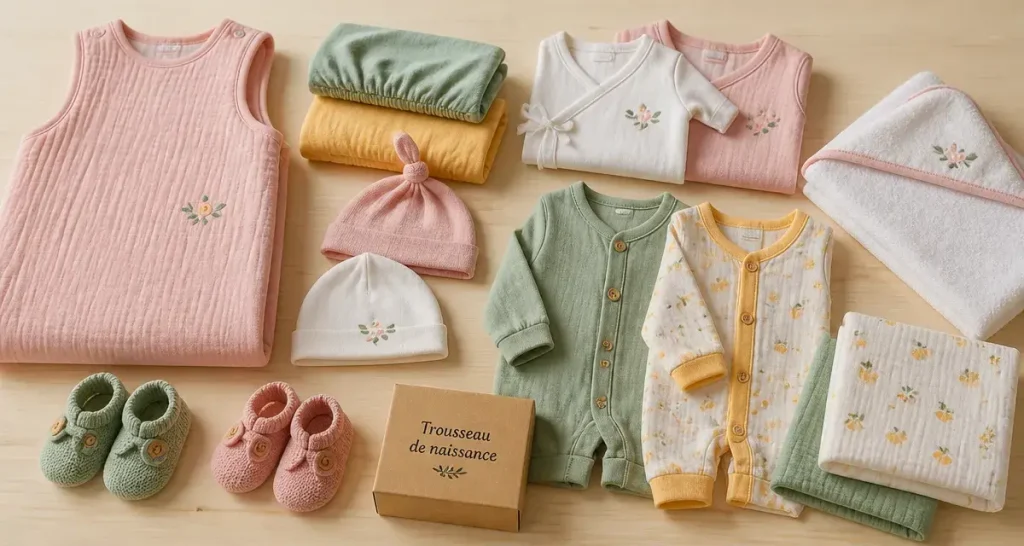 Trousseau de naissance : 5 étapes pour préparer l&rsquo;arrivée de bébé sans superflu