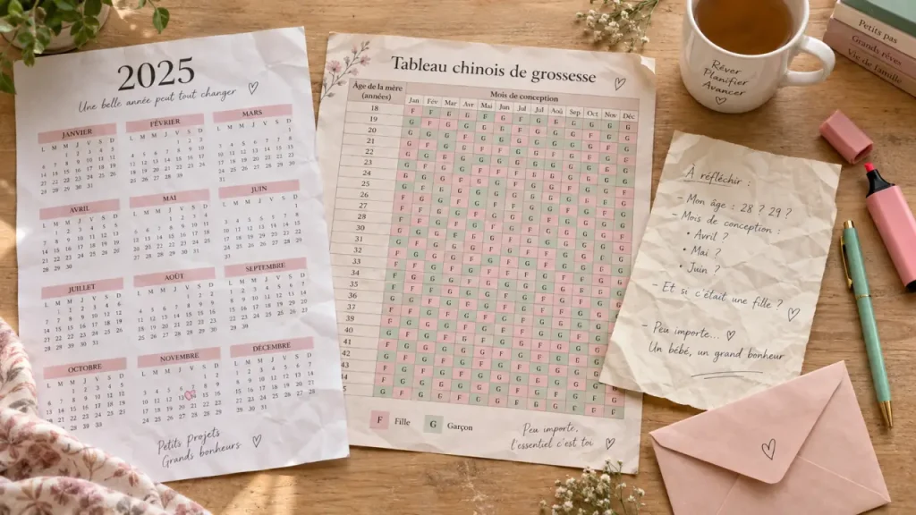 Calendrier chinois grossesse 2025 : mois civil ou mois lunaire, lequel faut-il utiliser ?