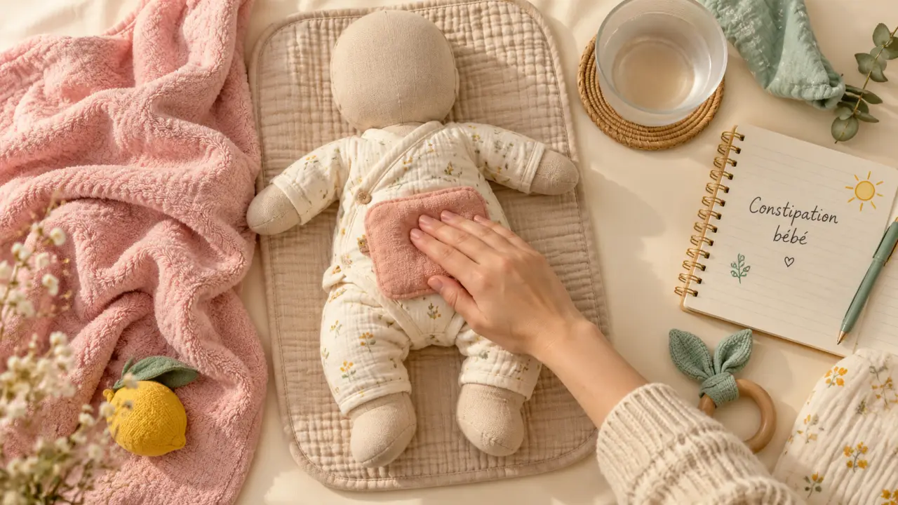 Comment aider un nourrisson à faire caca : constipation bébé, massage et bain tiède