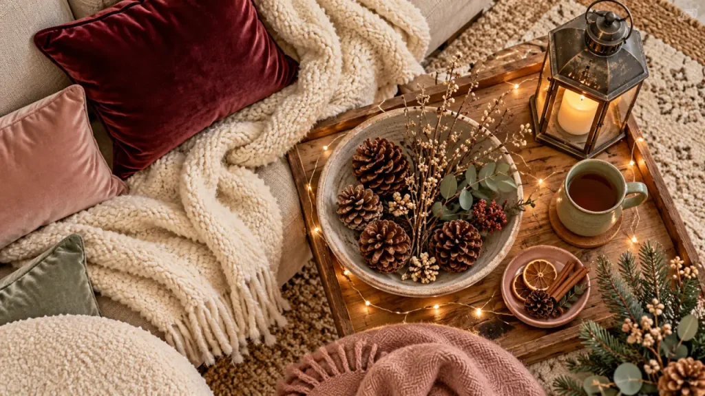 Décoration d’hiver pour la maison : un intérieur chaleureux, sans prolonger Noël