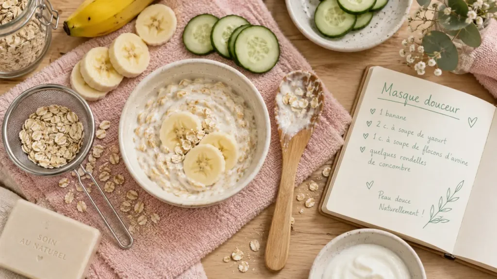 Masque naturel pour le visage : 4 recettes selon votre type de peau